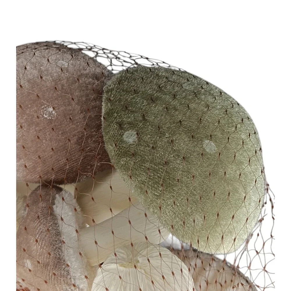 Mushroom Decor Garden Fairy 9 Cloth Covered Mushrooms Hobby Lobby New With Tag